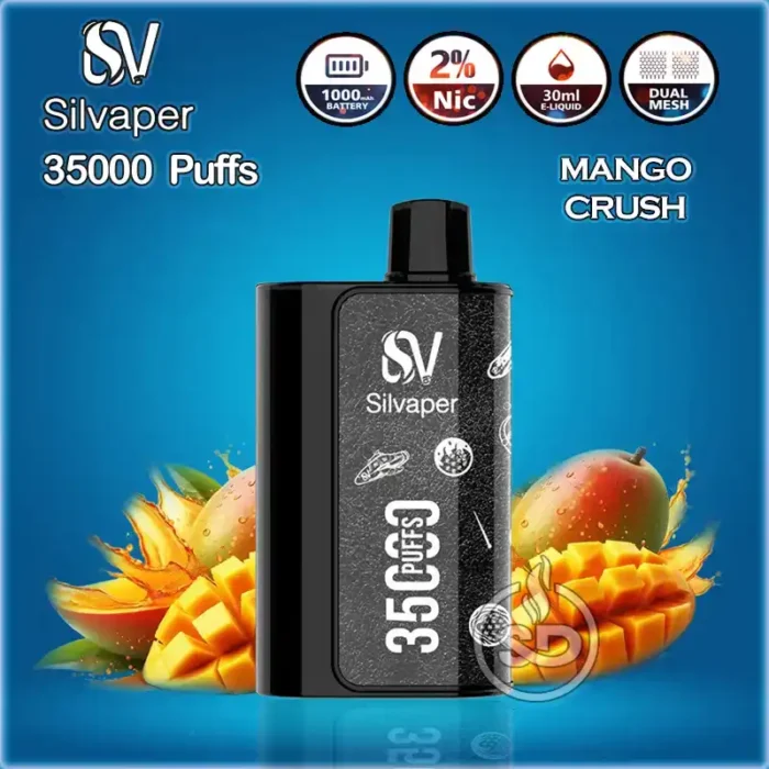 Silvaper-35000-Puffs-Disposable-Vape-Mango-Crush