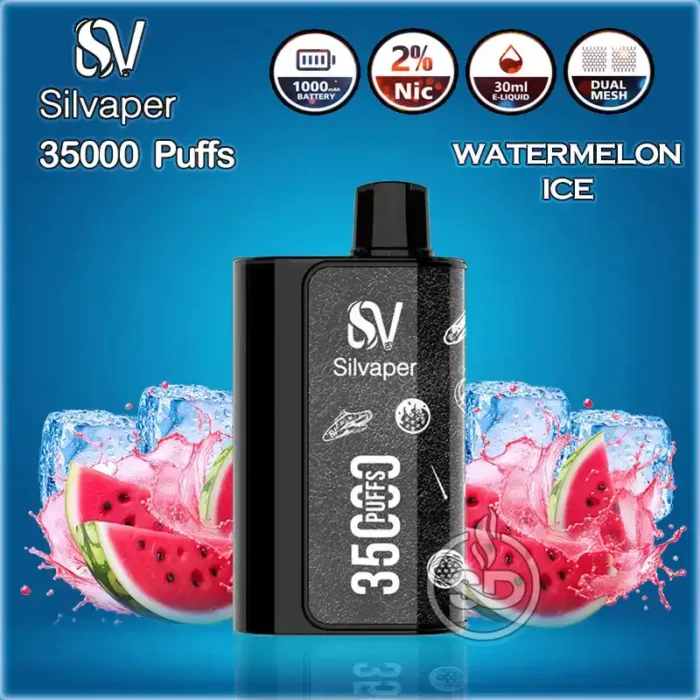 Silvaper-35000-Puffs-Disposable-Vape-Watermelon-Ice