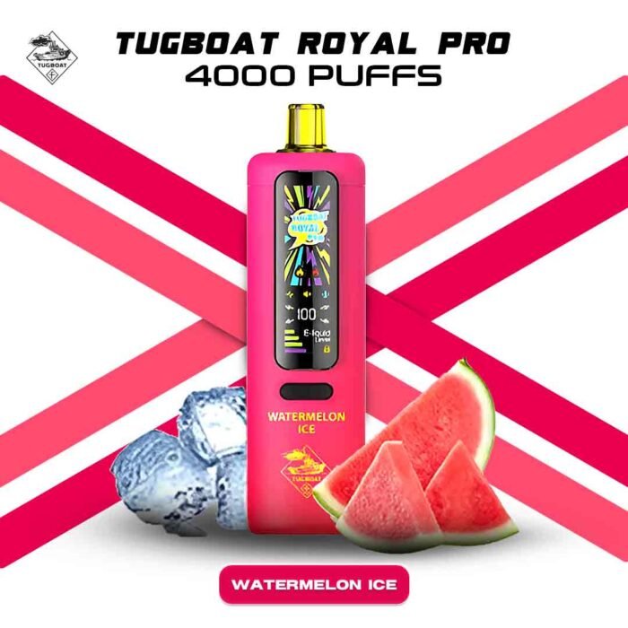 Tugboat Royal Pro 40000 Puffs Watermelon-Ice Disposable Vape In UAE