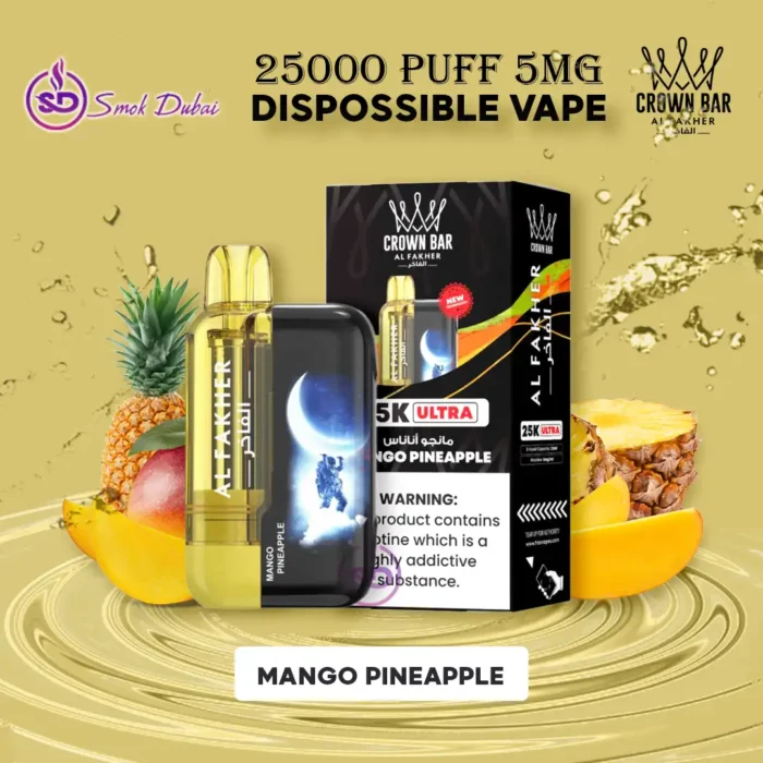 AL FAKHER Ultra 25000 Puffs 5MG Disposable Vape in Dubai – Premium Mango Painapple