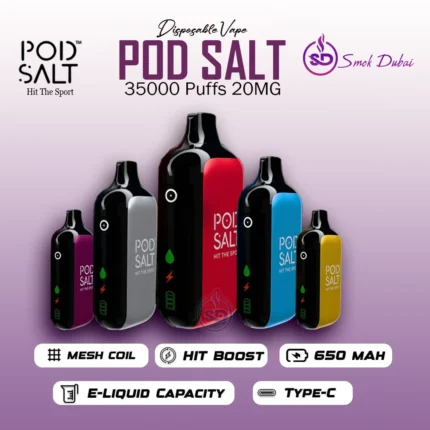 Pod Salt 35000 Puffs 20mg Disposable Vape in Dubai