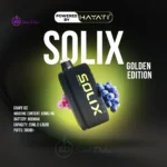 Hayati Solix 30000 Puffs Disposable Vape Golden Edition GRAPE ICE Flavors In UAE