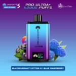 Buy Hayati Pro Ultra+ S 50000 Puffs Disposable Vape Cotton K Blue Raspberry In UAE