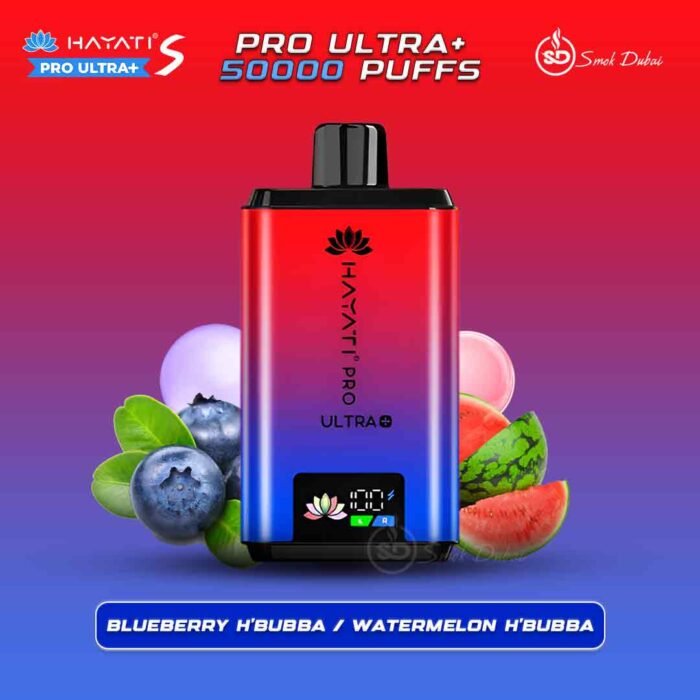 Hayati Pro Ultra+ S 50000 Puffs Disposable Vape Watermelon H'Bubba In UAE