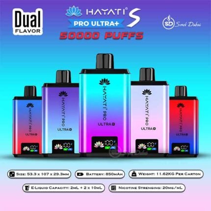 Hayati Pro Ultra+ S 50000 Puffs Disposable Vape In UAE