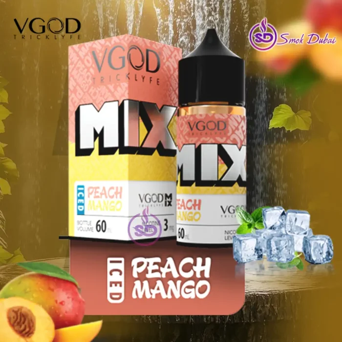 VGOD Premium E‑Liquid 60ml – Best Vape Juice in Dubai UAE Iced Peach Mango 60ml