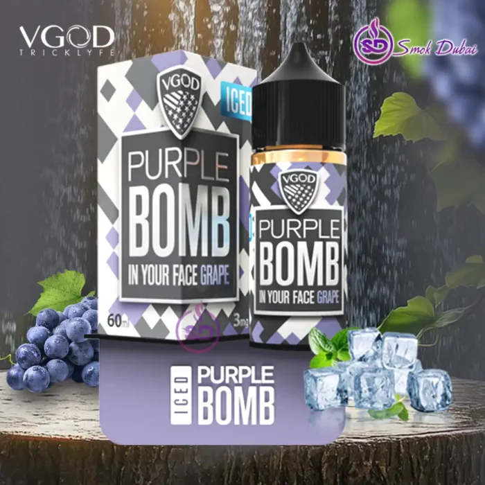 VGOD Premium E‑Liquid 60ml – Best Vape Juice in Dubai UAE Iced Purple Bomb 60ml