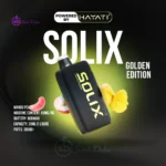 Hayati Solix 30000 Puffs Disposable Vape Golden Edition MANGO PEACH Flavors In UAE