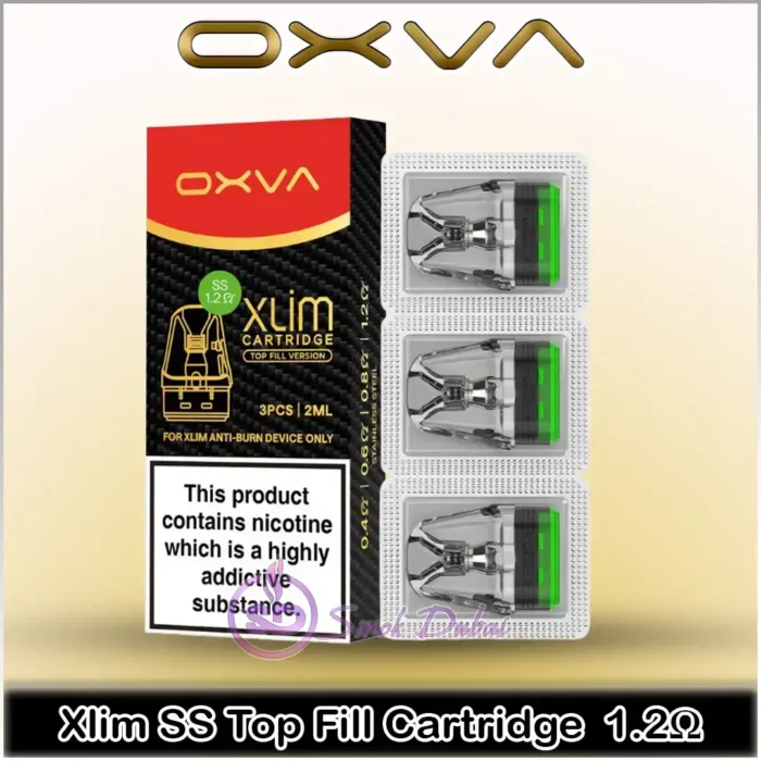 OXVA Xlim SS Pods 2mL 1.2 ohm in Dubai
