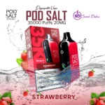 Pod Salt 35000 Puffs 20mg Disposable Vape STRAWBERRY in Dubai