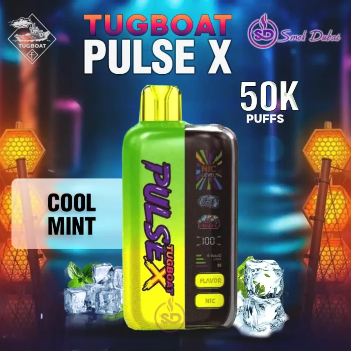 Buy Tugboat PULSE X 50K Puffs in UAE Cool Mint
