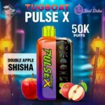Buy Tugboat PULSE X 50K Puffs in UAE Double Apple Shisha