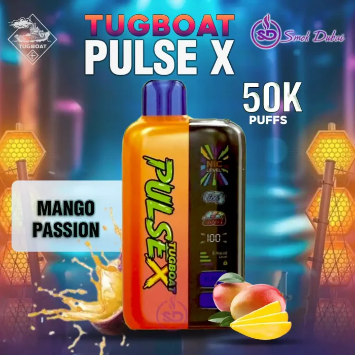 Buy Tugboat PULSE X 50K Puffs in UAE Mango Passion