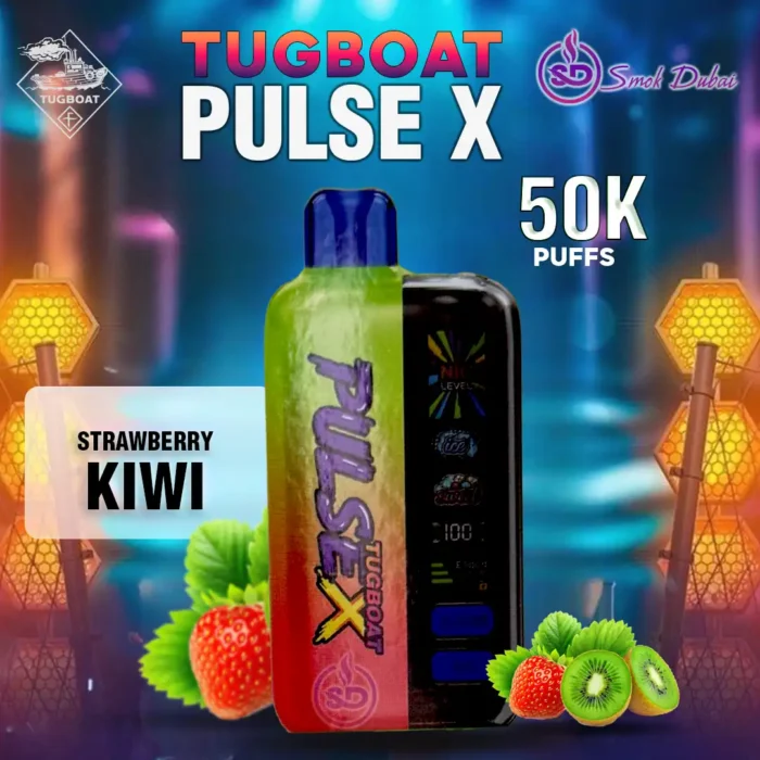 Buy Tugboat PULSE X 50K Puffs in UAE Strawberry Kiwi