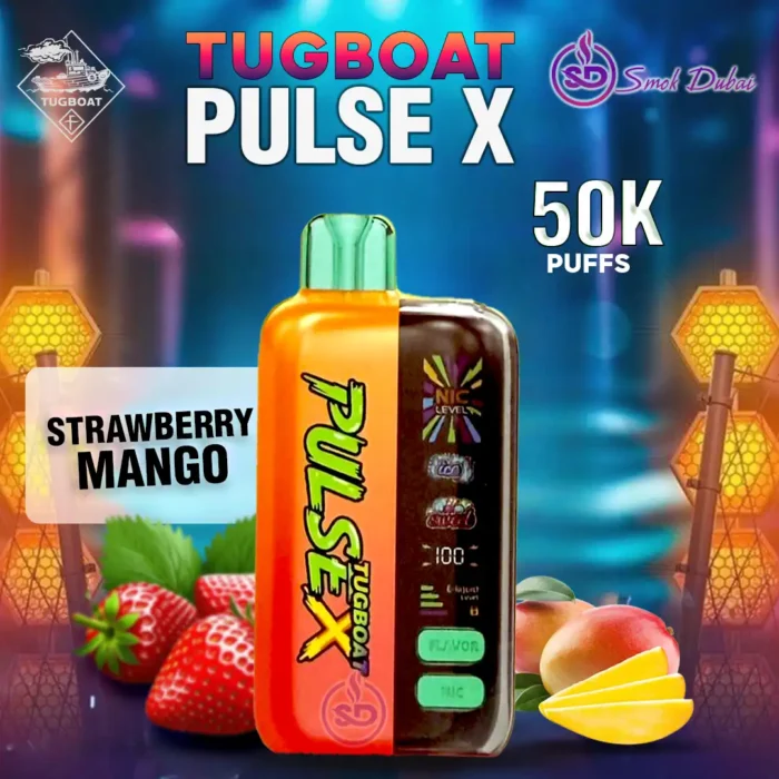 Buy Tugboat PULSE X 50K Puffs in UAE Strawberry Mango