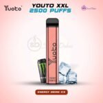 Yuoto XXL 2500 Puffs Disposable Vape Energy Drink Ice in UAE