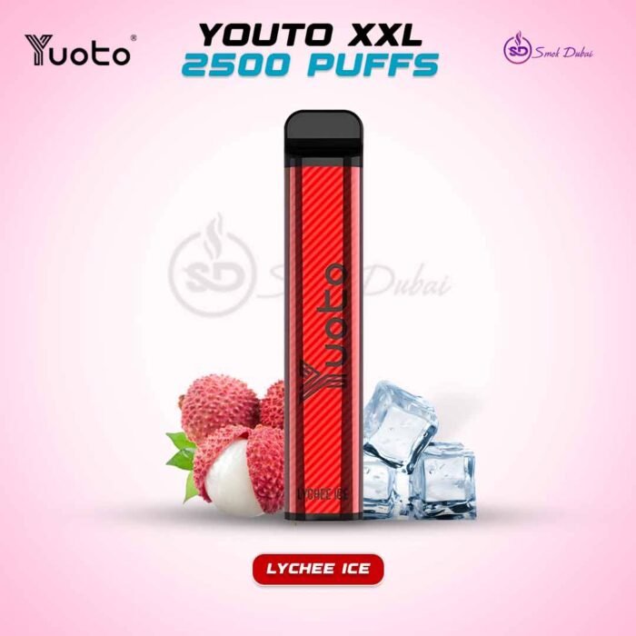 Yuoto XXL 2500 Puffs Disposable Vape Energy Lychee Ice in UAE