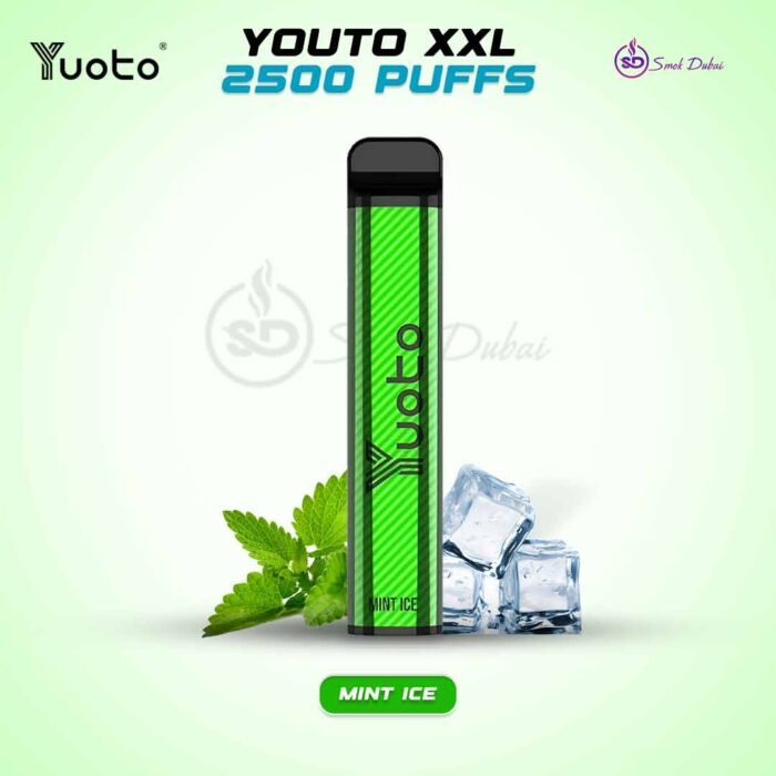 Yuoto XXL 2500 Puffs Disposable Vape Mint Ice in UAE
