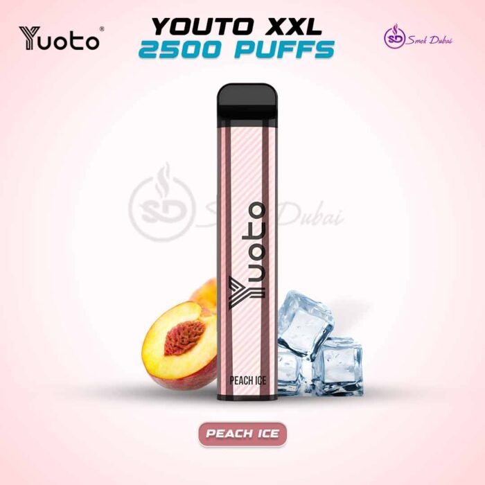 Yuoto XXL 2500 Puffs Disposable Vape Peach Ice in UAE