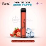 Yuoto XXL 2500 Puffs Disposable Vape Strawberry Watermelon Ice in UAE