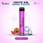 Yuoto XXL 2500 Puffs Disposable Vape Strawberry Watermelon Ice in UAE