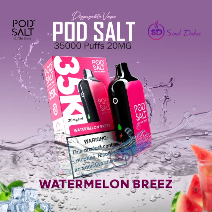 Pod Salt 35000 Puffs 20mg Disposable Vape watermelon in Dubai