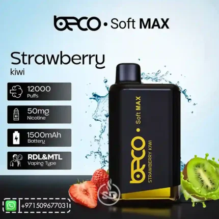 Beco Soft Max 12000 Puffs Strawberry Kiwi