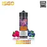 ISGO E-Liquid 120mL Blueberry Raspberry