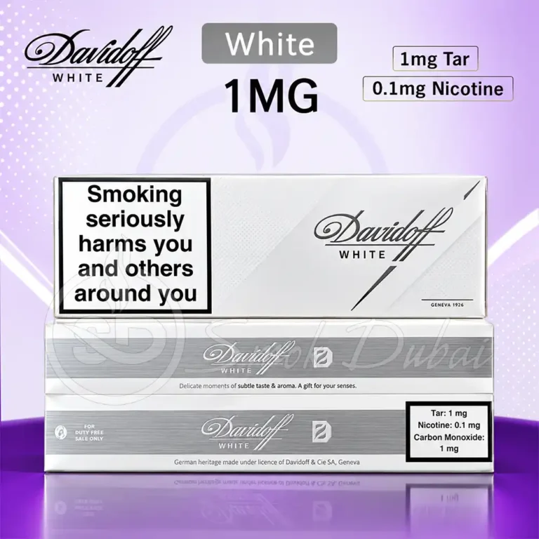 Davidoff White 1mg Cigarettes
