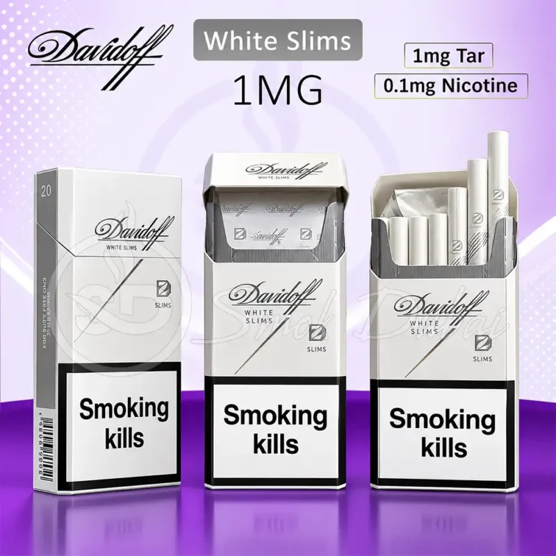 Davidoff White Slims 1mg
