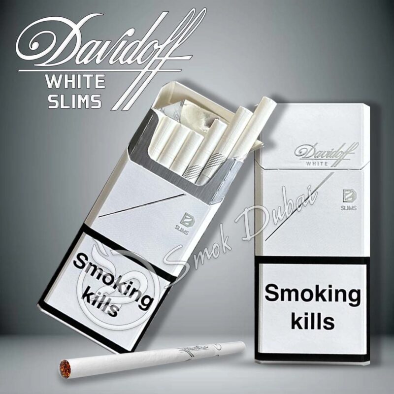 Davidoff White Slims Cigarettes in Dubai UAE – Slim & amp Premium
