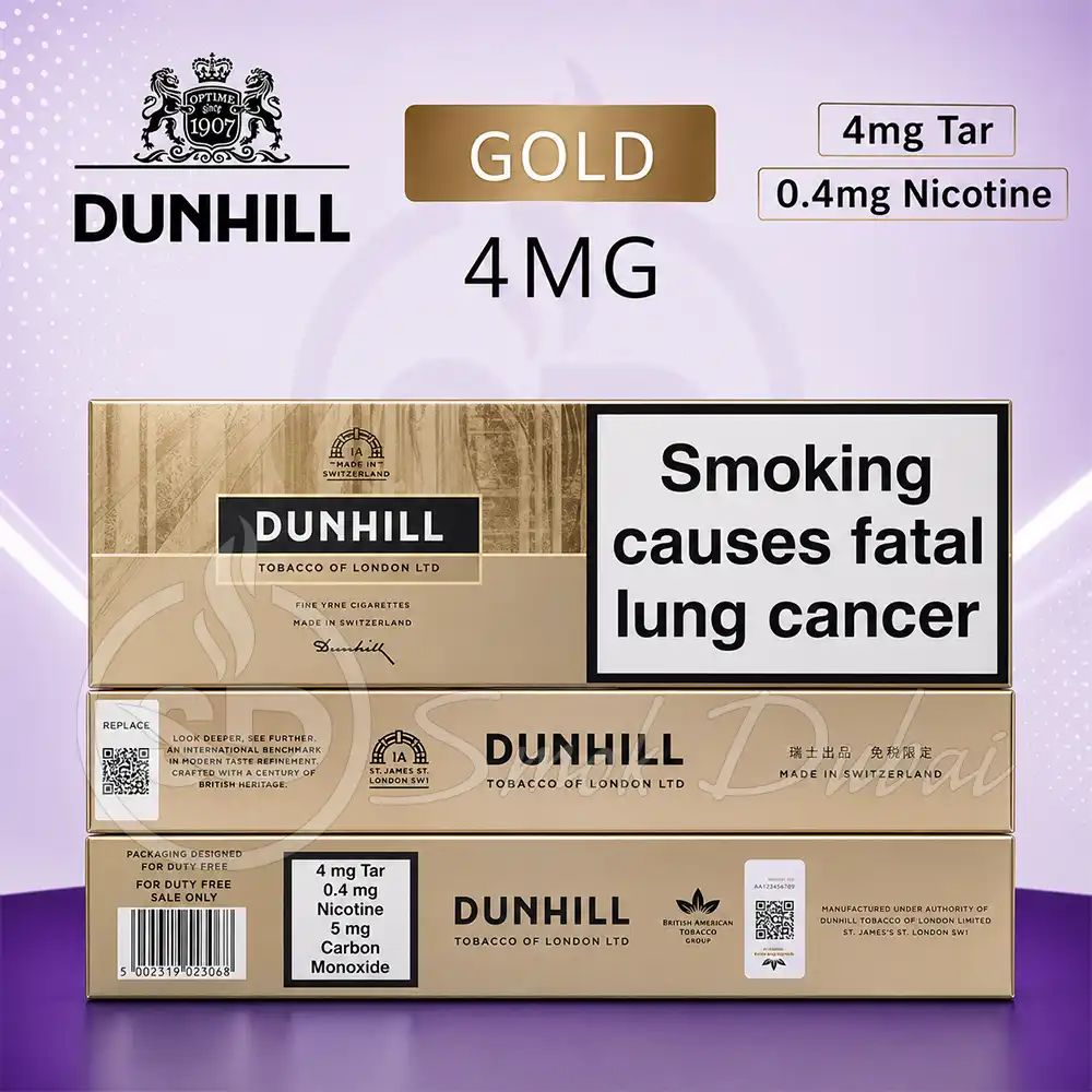 Dunhill Gold 4mg-Cigarettes Dunhill Gold