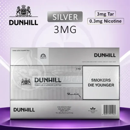 Dunhill Silver Cigarettes