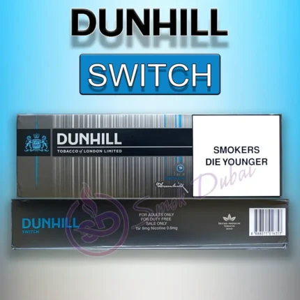 Dunhill Switch 8mg cigarettes Dubai