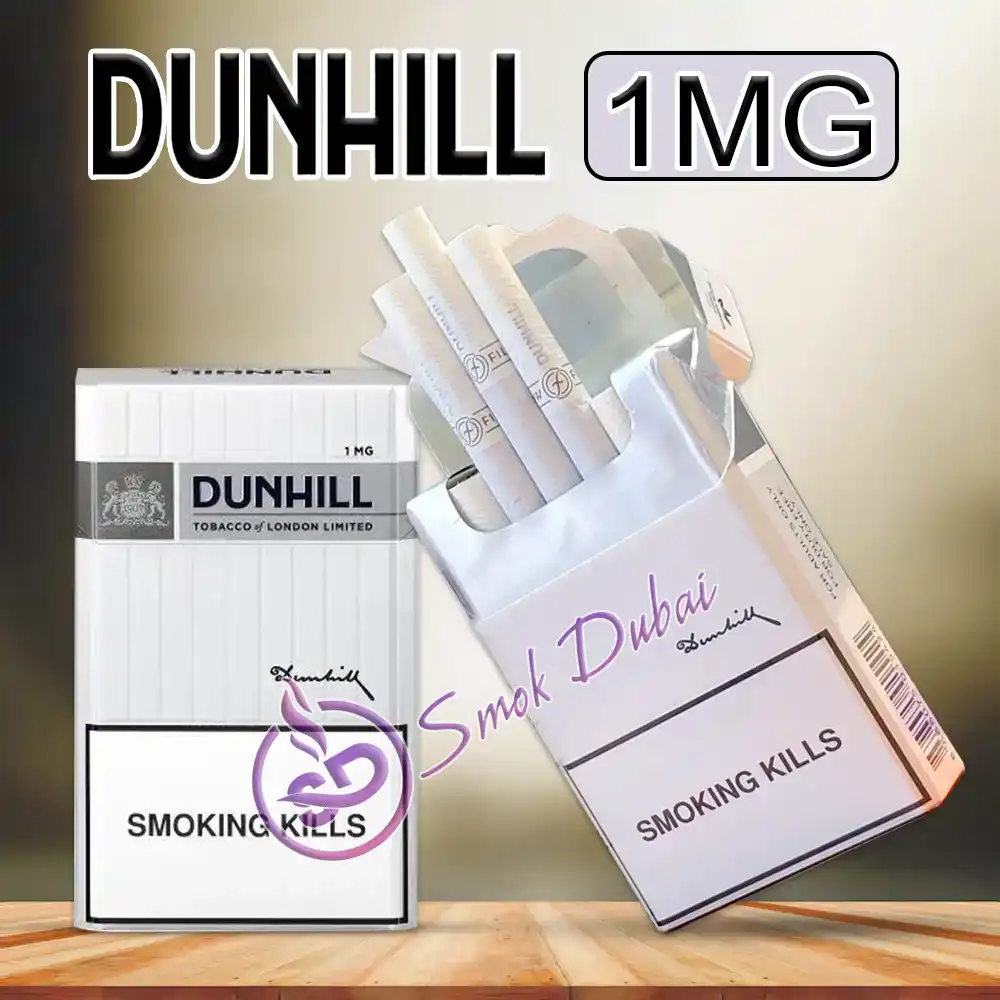 Dunhill White 1mg cigarettes Dunhill 1mg cigarettes