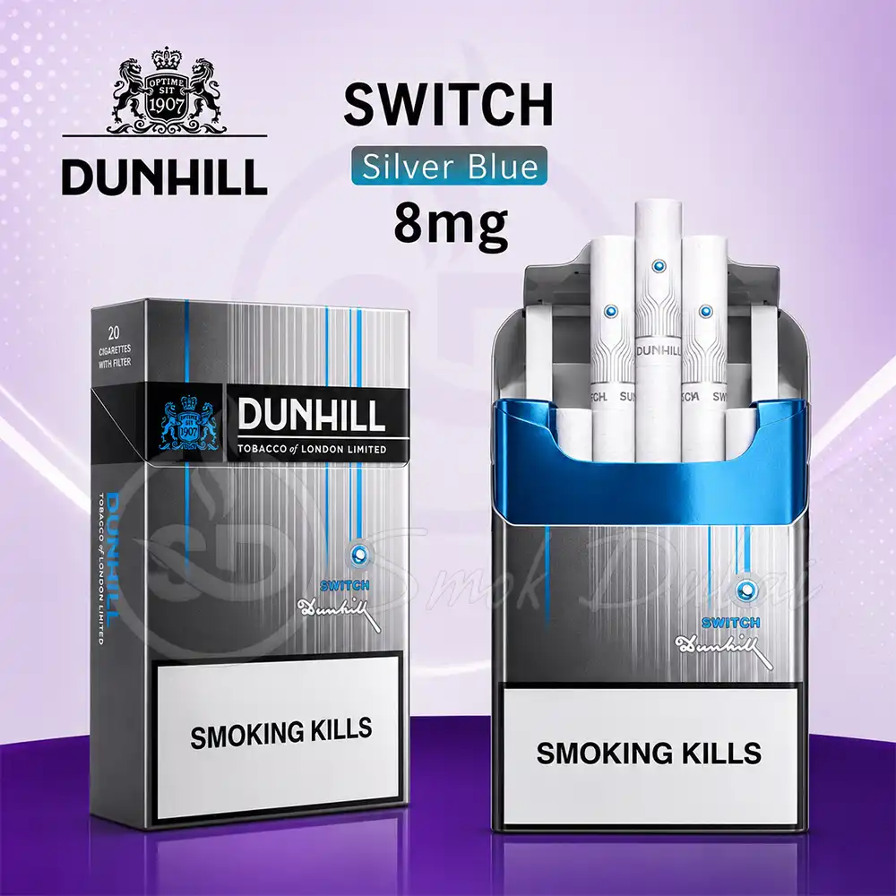 Dunhill switch silver blue Dunhill switch silver blue