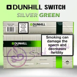 Dunhill switch silver green Cigarettes