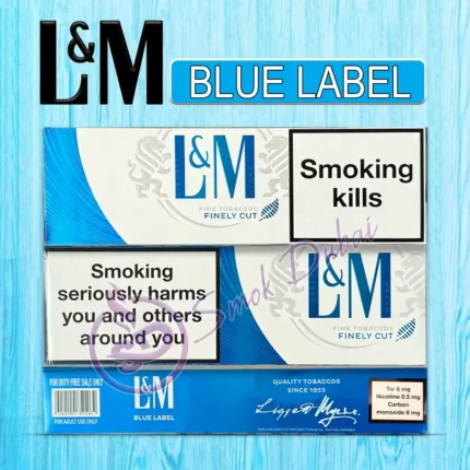 L&M Blue Label cigarettes