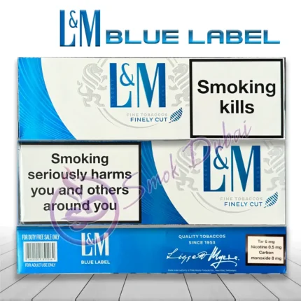 L&M Blue Label cigarettes