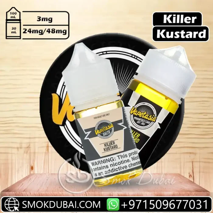 Original Vapetasia Killer Kustard E-Liquid  100mL/30mL - In Dubai