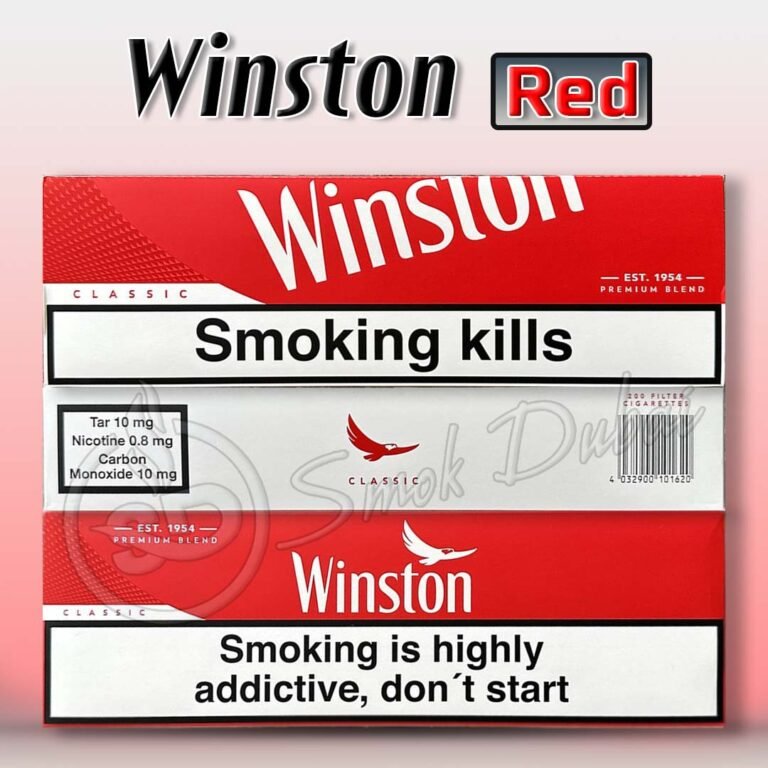 Winston Red Classic Cigarettes – Full Flavor Premium Tobacco Pack