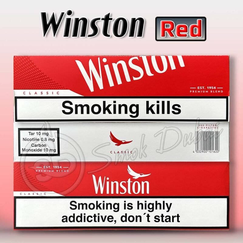 Winston Red Classic Cigarettes – Full Flavor Premium Tobacco Pack