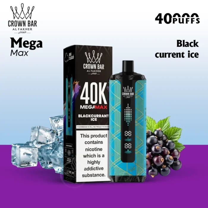 elfbar elfa master akku Al Fakher Crown Bar 8000 Black Currant Ice Disposable Vape main image 0