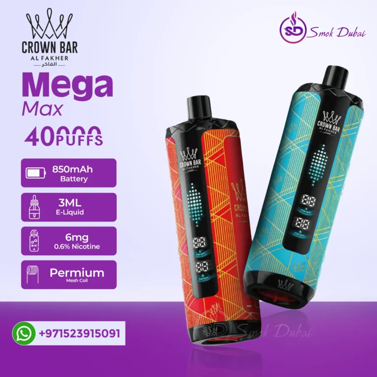 Al fakher Crown bar Mega max 40000 puff