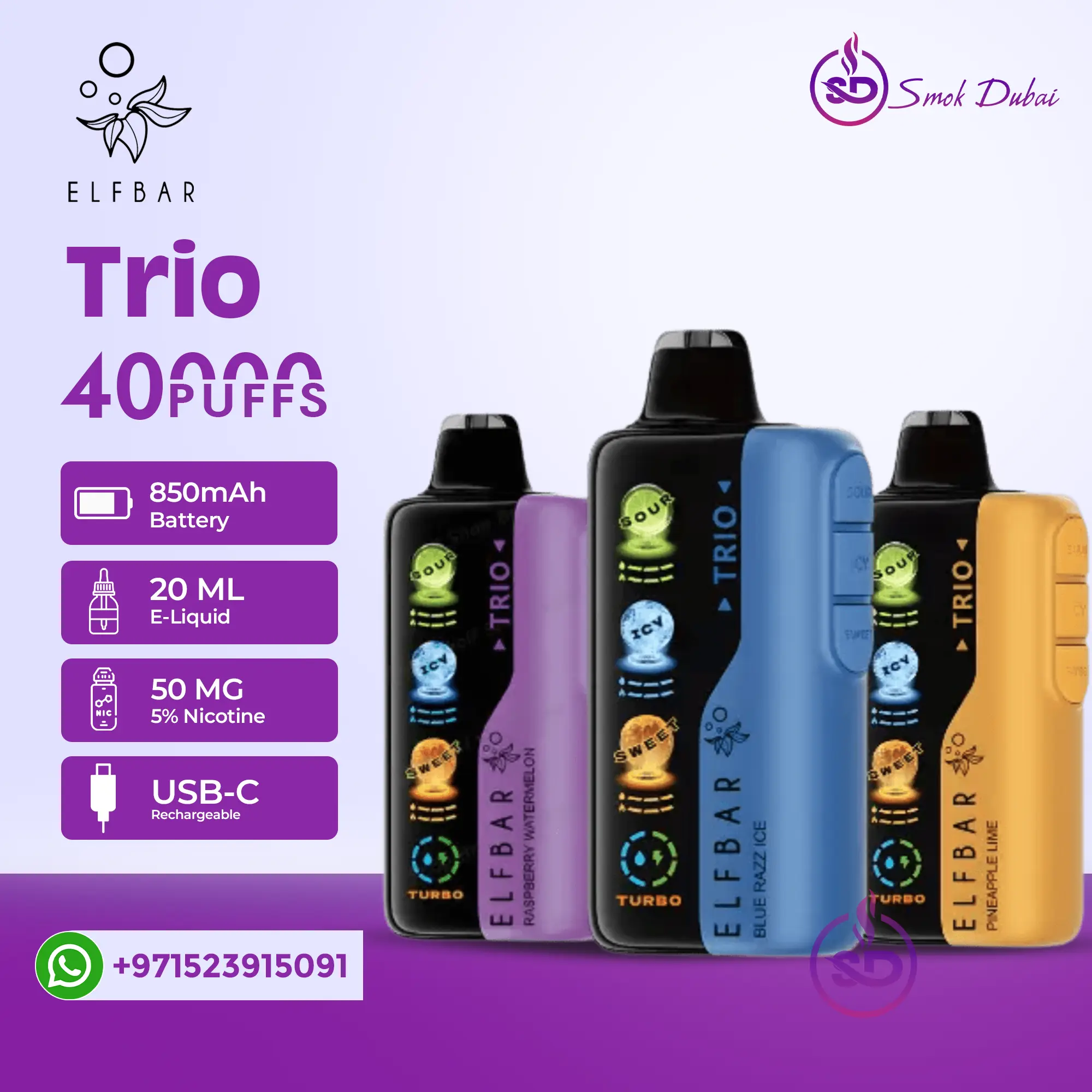 ELF BAR Trio 40000 Puffs ELF BAR Trio 40000 Puffs
