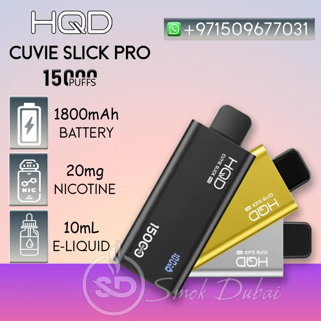 HQD Cuvie Slick Pro 15000 Puffs Disposable-Vape HQD Cuvie Slick Pro 15000 Puffs Disposable - Image 1
