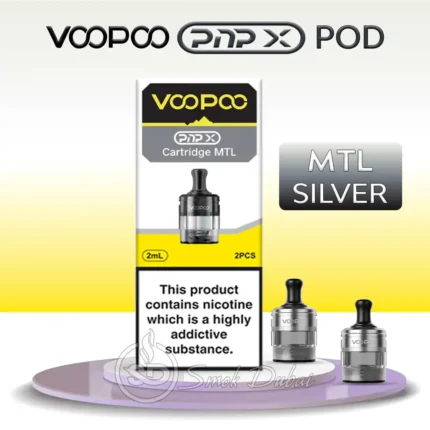 VOOPOO PnP X Pod Cartridges MTL-Silver
