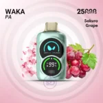 Waka-PA25000-Puffs-Disposable-Sakura-Grape