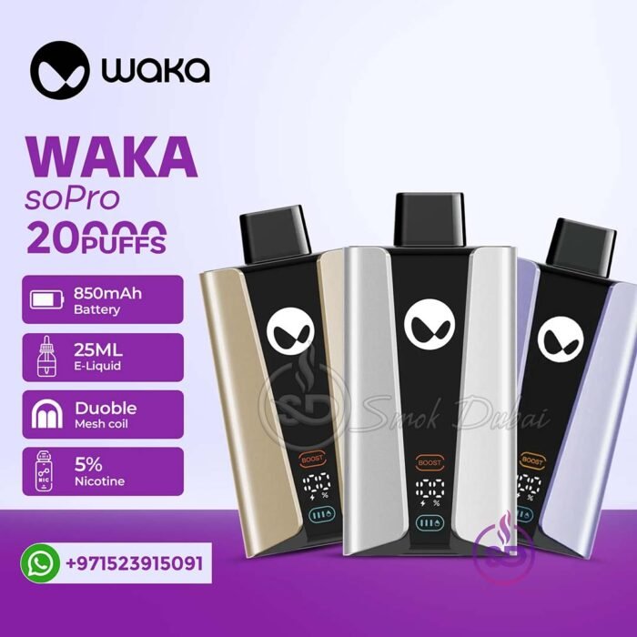 Waka SoPro 20000 Puffs Disposable Vape in Dubai