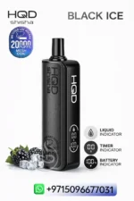 HQD SHISHA 20000 PUFFS Black Ice
